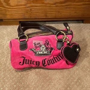 Juicy Couture Pink Velvet Purse
